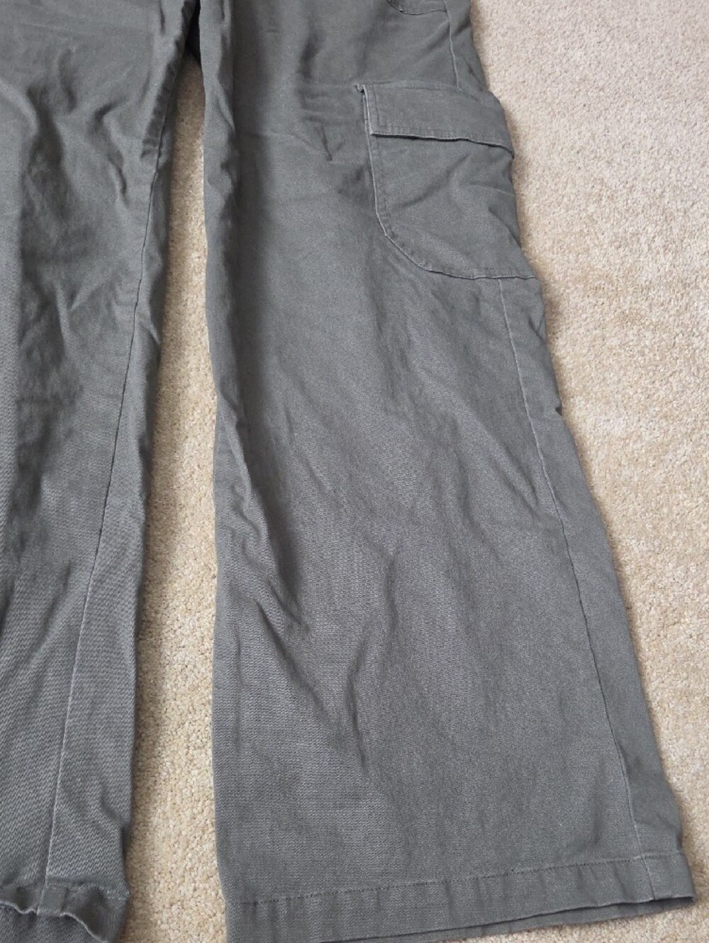 wild fable Green Wide Leg Cargo Pants - Picture 3 of 8
